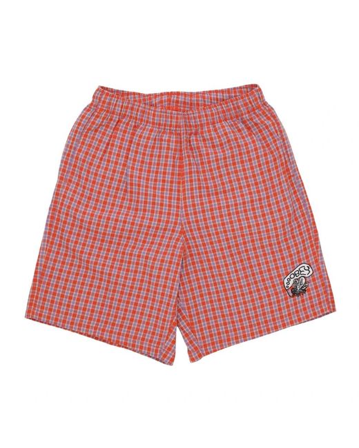 Obey Red Casual Shorts for men