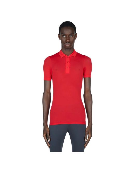 Raf Simons Red Polo Shirts for men