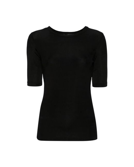 T-shirt e polo neri per donne di Fabiana Filippi in Black