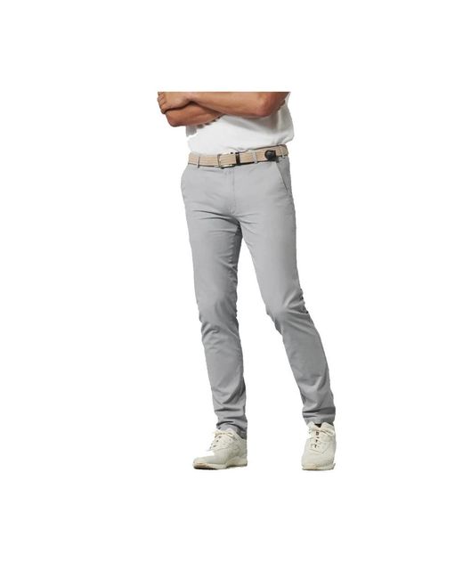 Meyer Gray Slim-Fit Trousers for men