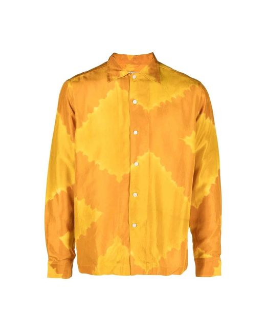Bode Yellow Casual Shirts for men