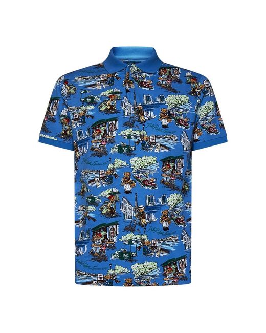 Polo Ralph Lauren Blue Polo Shirts for men