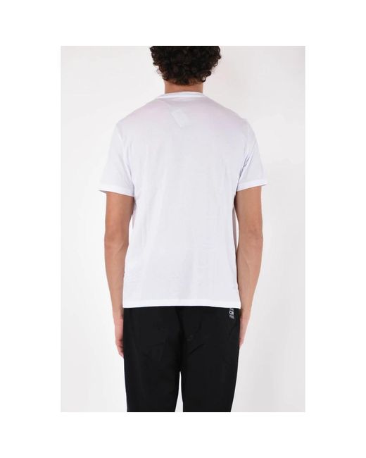 Armani Exchange Logo print regular fit t-shirt in White für Herren