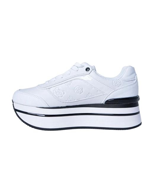 Guess Blue Slip-On Sporty Sneakers
