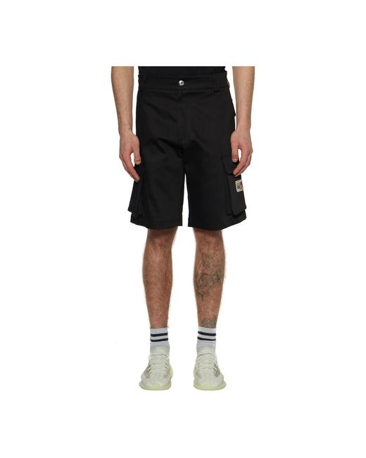 Gcds Baumwoll-cargo-bermuda-shorts in Black für Herren