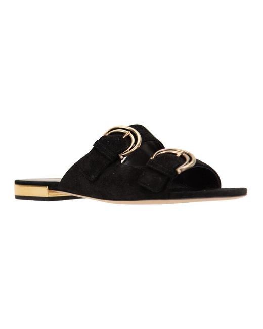 Chloé Black Sliders