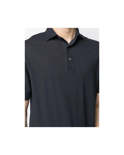 Lardini Black Polo Shirts for men