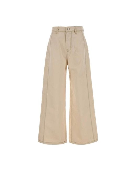 AMI Natural Wide Jeans