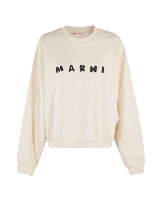 Marni Stijlvol Sweatshirt in het White