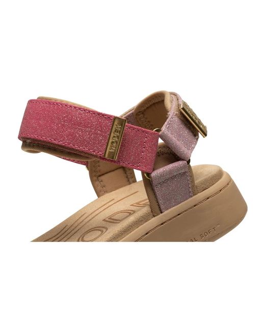 Woden Pink Flat sandals