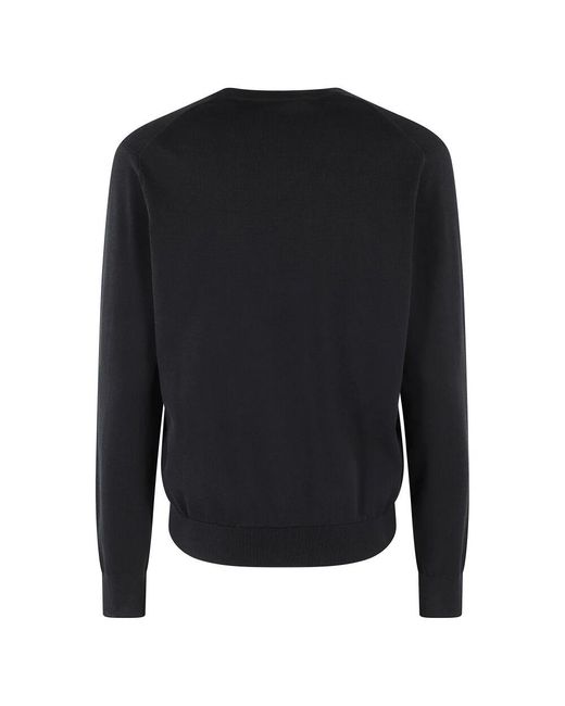 V-Neck Knitwear Seventy de color Black