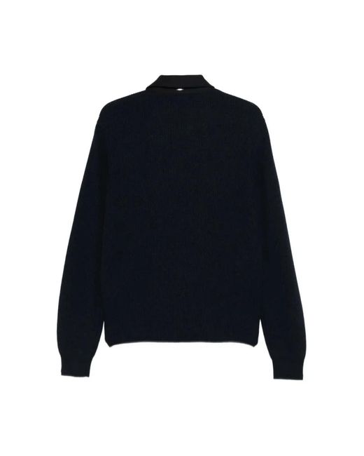 Zip-Throughs Herno de hombre de color Black