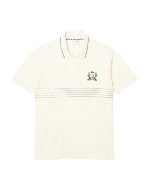 Lacoste White Polo Shirts for men
