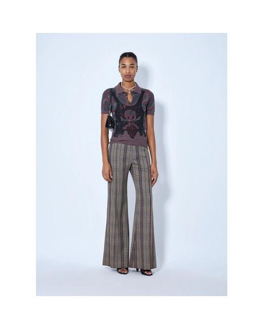 Vivienne Westwood Gray Wide Trousers
