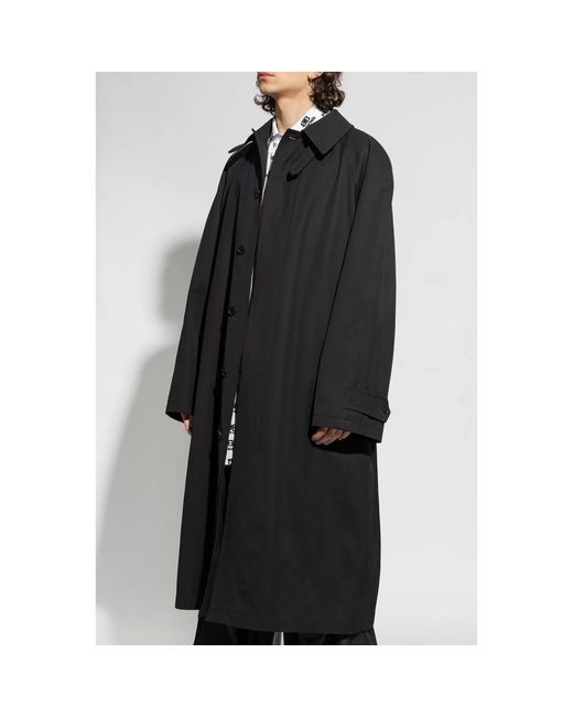 Balenciaga Oversize coat in Black für Herren