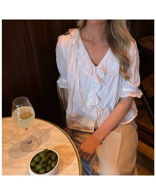 Skall Studio Clea Blouse in het White