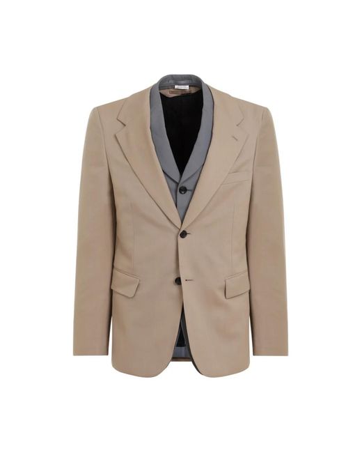 Blazers Comme des Garçons de hombre de color Brown