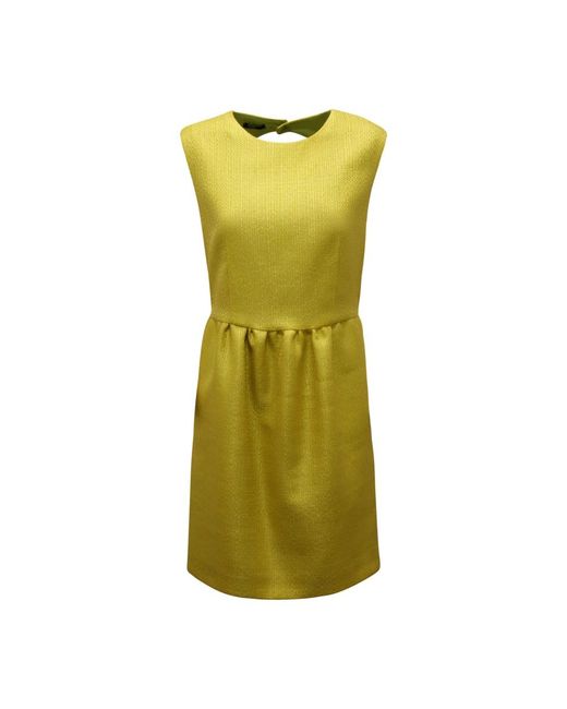 Hanita Green Short Dresses