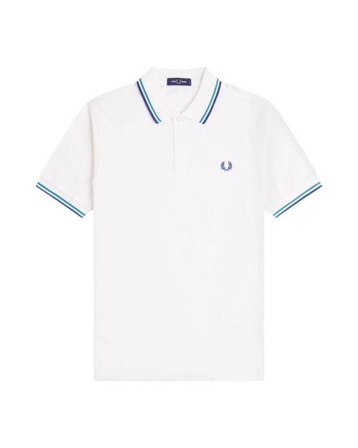 Fred Perry White Polo Shirts for men