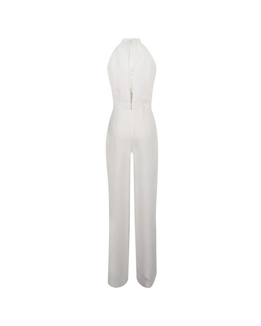 Nue Witte V Jumpsuit in het White