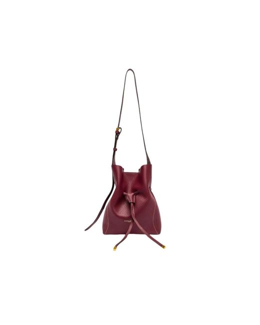 Gianni Chiarini Red Bucket Bags