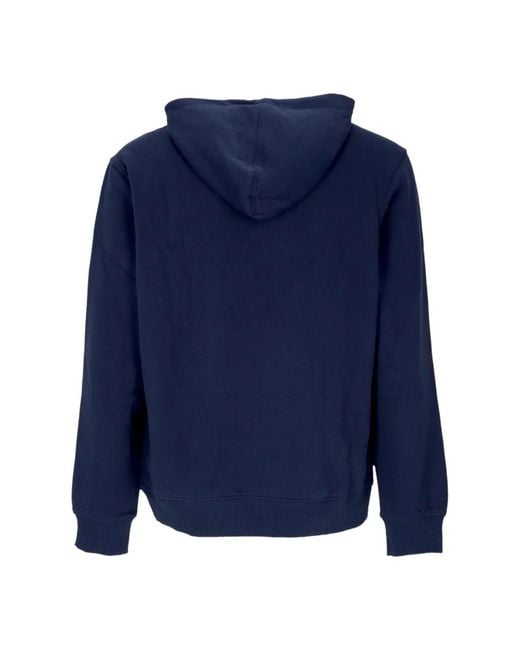 Element Hoodies & Sweatvesten ,Blauw ,Katoen Hoodie Met Kangoeroezak in het Blue voor heren