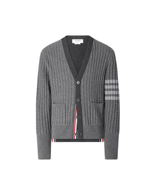 Cardigans di Thom Browne in Gray da Uomo
