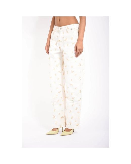 Straight Jeans MSGM en coloris White