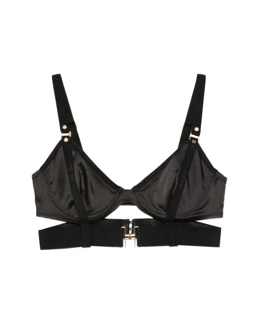 Elisabetta Franchi Black Sleeveless Tops
