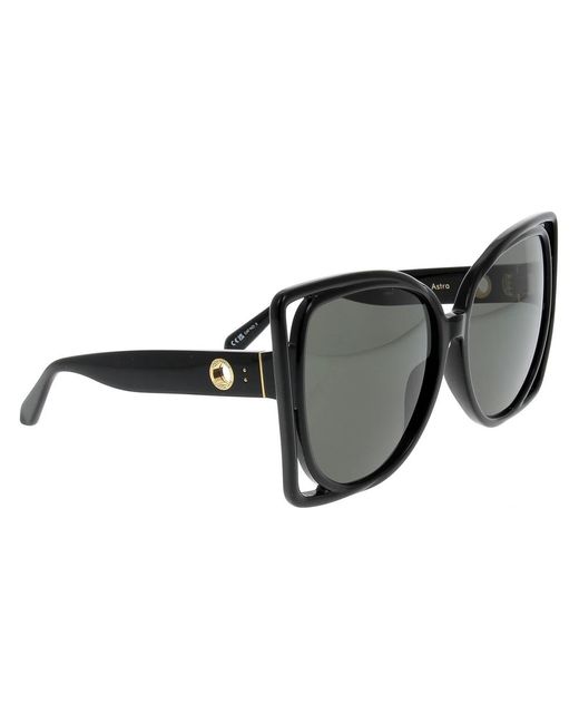Linda Farrow Sunglasses in het Black