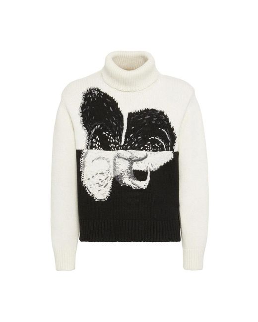 McQueen Black Turtlenecks for men