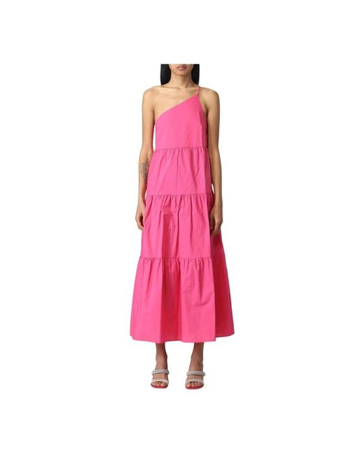 Patrizia Pepe Pink Midi Dresses