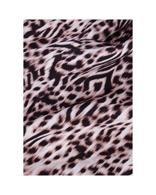Suncoo Kleedjes ,Veelkleurig ,Polyester Ciara Mini Jurk in het Brown