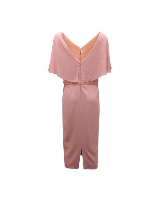Midi Dresses Sandro Ferrone de color Pink