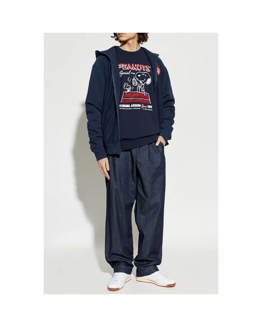 KENZO Blue Zip-Throughs for men