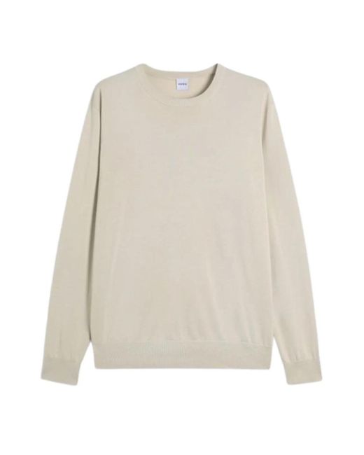 Aspesi White Round-Neck Knitwear for men