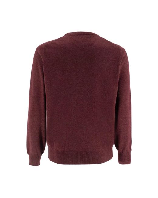 Brunello Cucinelli Purple Cashmere Knitwear for men