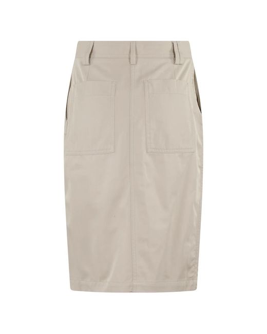 Anine Bing Midi Skirts in het Natural