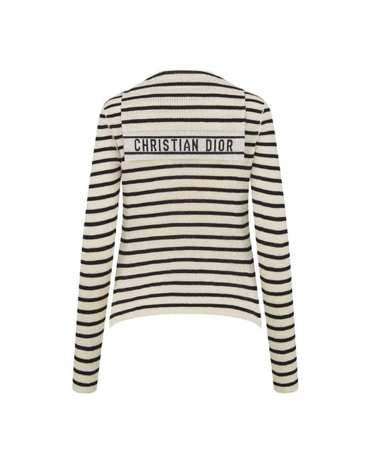 Dior Black V-Neck Knitwear