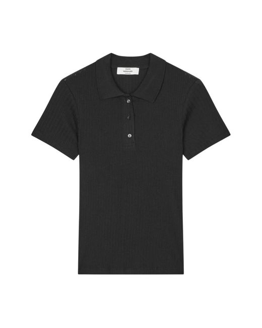Mads Nørgaard Black Polo Shirts