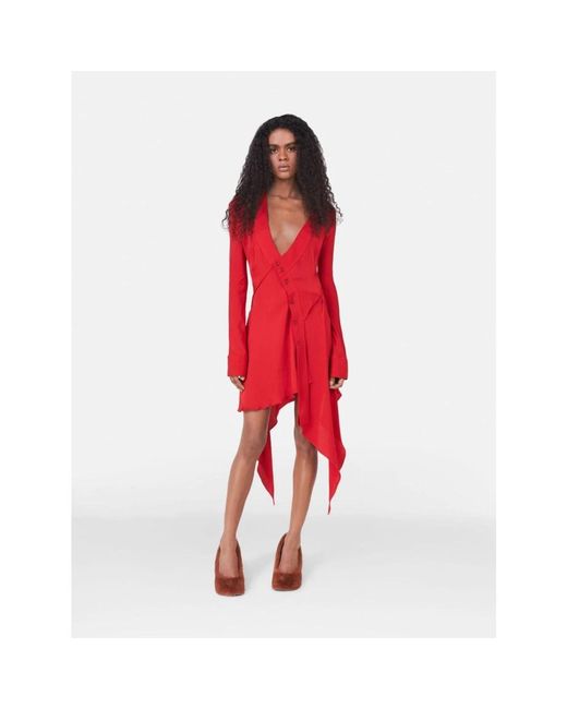 Stella McCartney Red Short Dresses