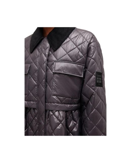 Ganni Gray Winter Jackets