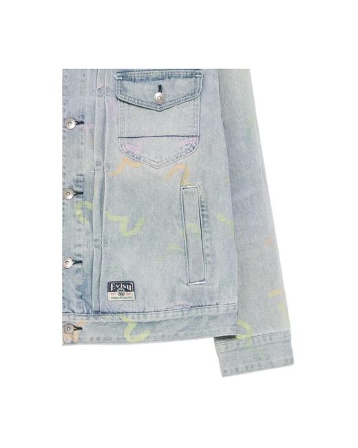 Denim Jackets Evisu pour homme en coloris Blue