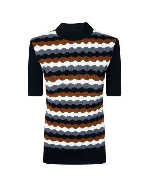 Marni Black Round-Neck Knitwear