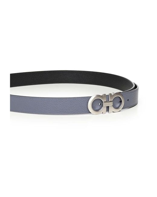 Ferragamo Blue Belts for men