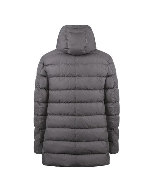 Herno Gray Down Coats for men