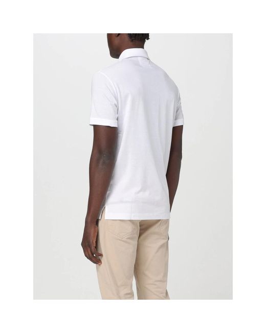 Emporio Armani White Polo Shirts for men