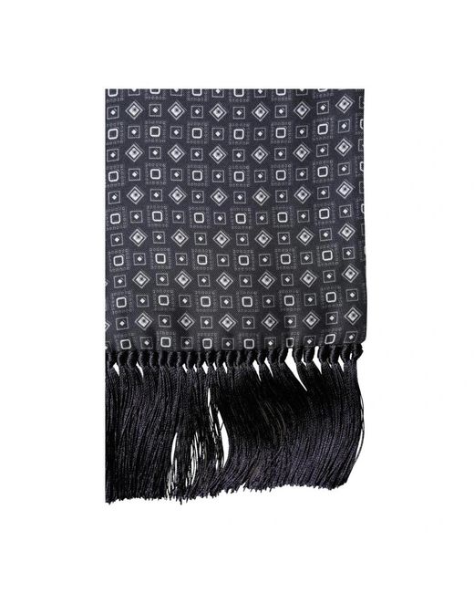 Dolce & Gabbana Gray Silk Scarves for men