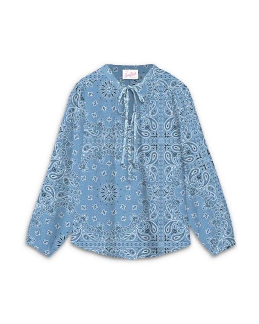Blouses Mc2 Saint Barth de color Blue