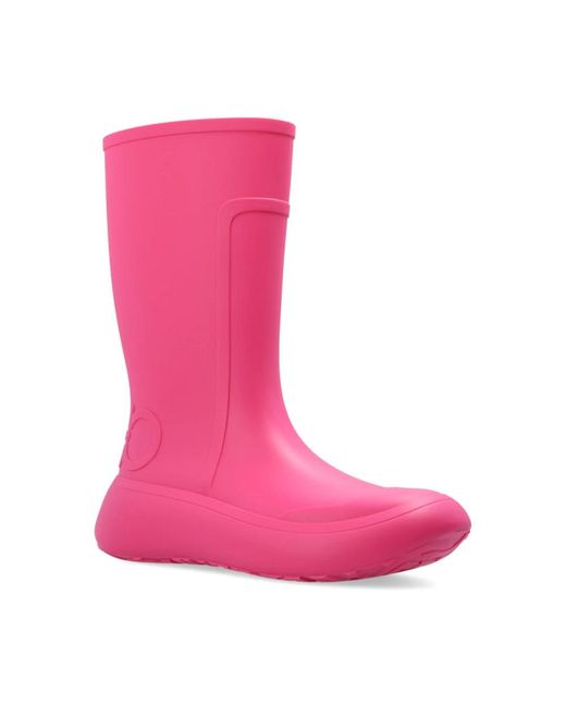 Ferragamo Pink Rain Boots